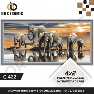 G-422 Seven Elephant | Wall Poster Picture Tiles