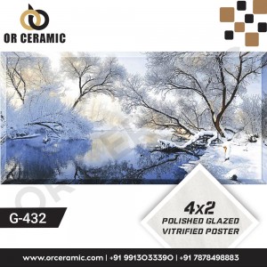G-432 Tree and Snow | Wall Poster Picture Tiles