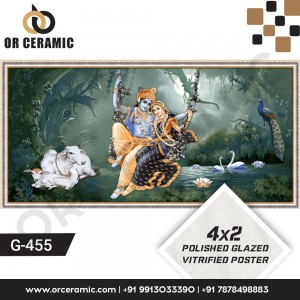 G-455 Lord Krishna | Wall Poster Picture Tiles