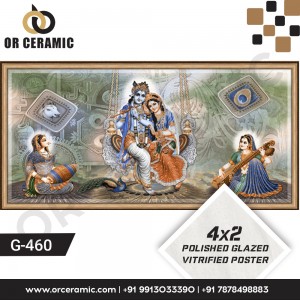 G-460 Lord Krishna | Wall Poster Picture Tiles