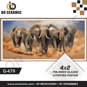G-479 Five Elephant | Wall Poster Picture Tiles