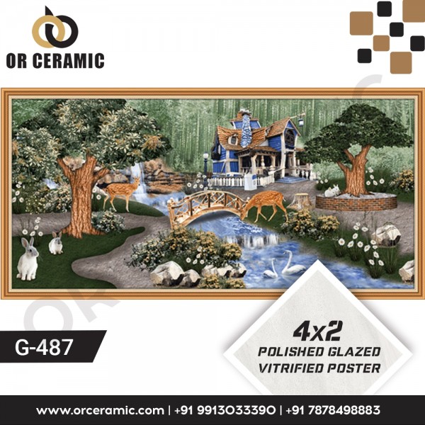 G-487 Natural | Wall Poster Picture Tiles